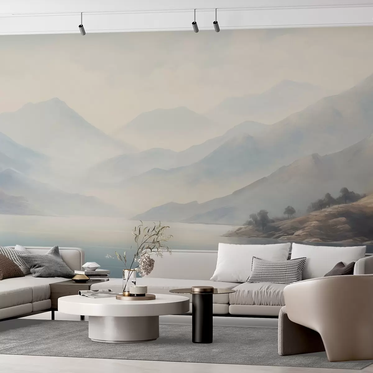 wall murals Планине поред језера w04382