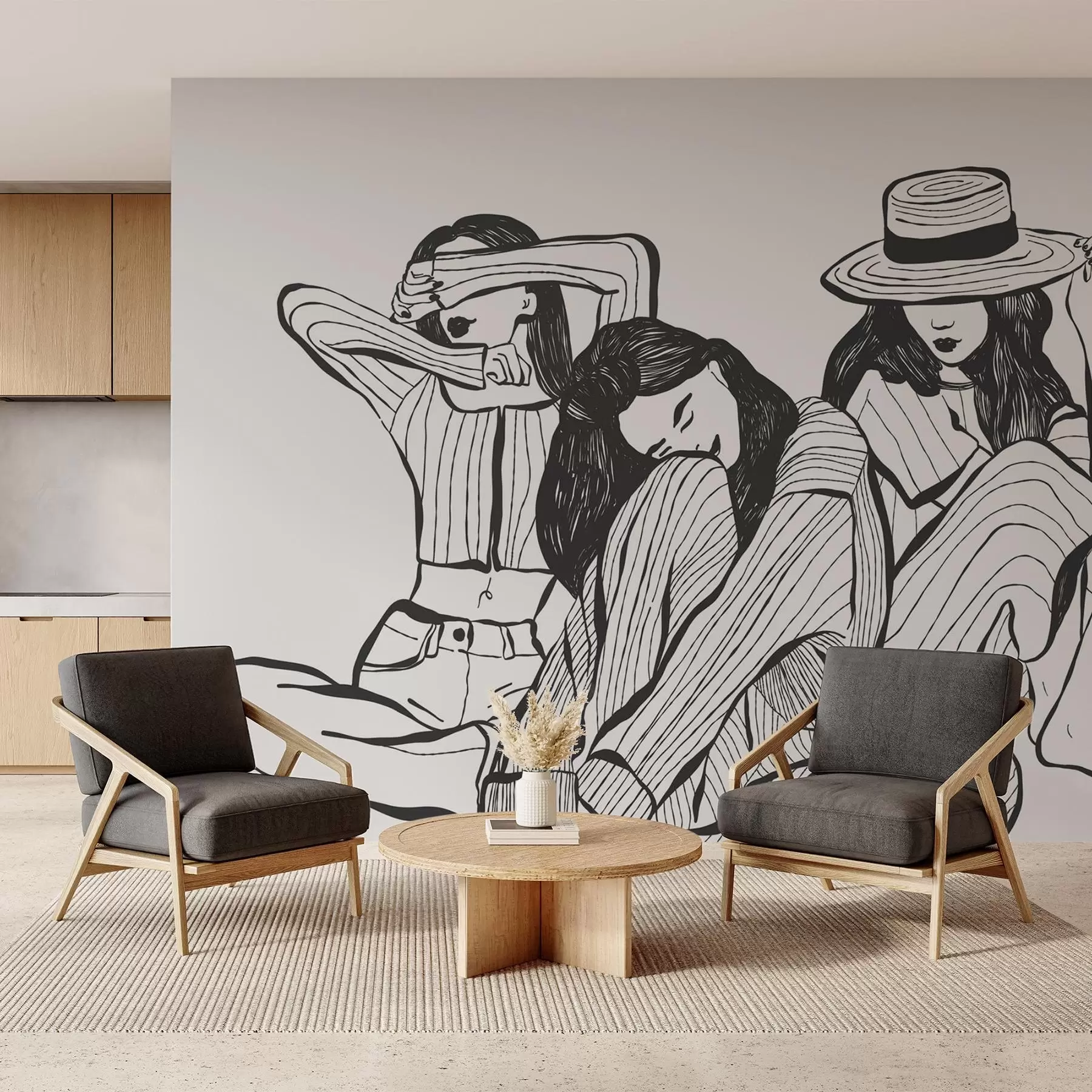 wall murals Девојке w04384