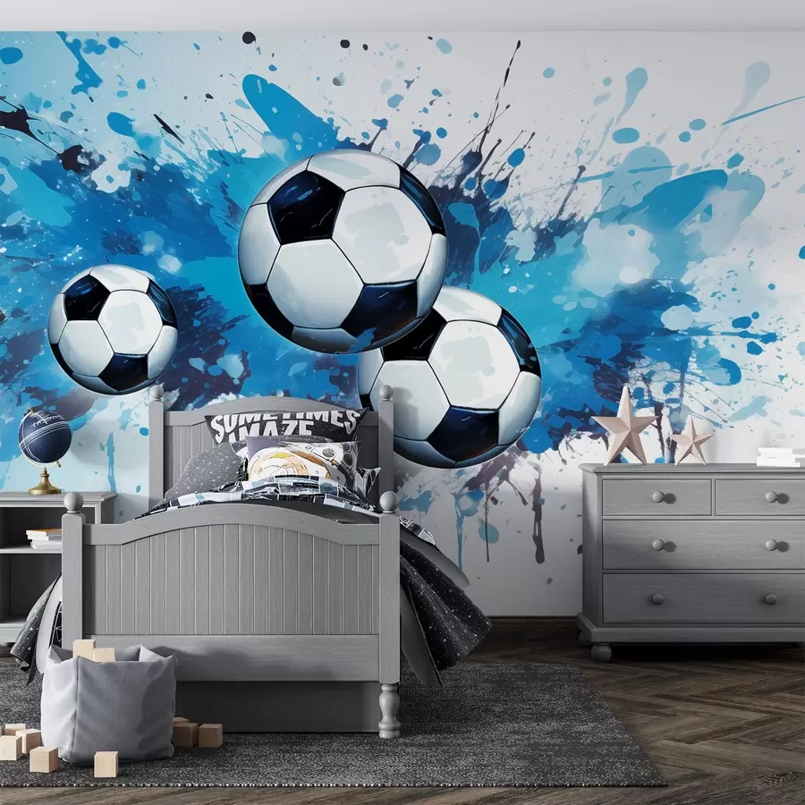wall murals Фудбалске лопте w04373