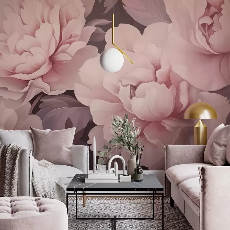 wall murals Пеониес w04375