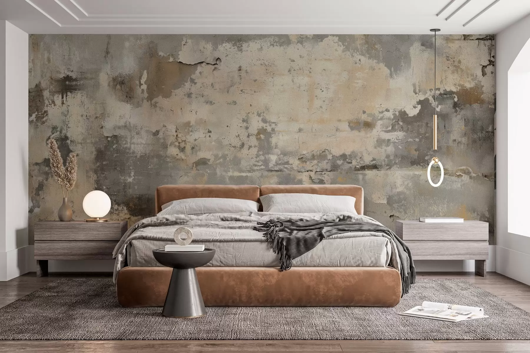 wall murals имитација текстурираног старог зида w04311