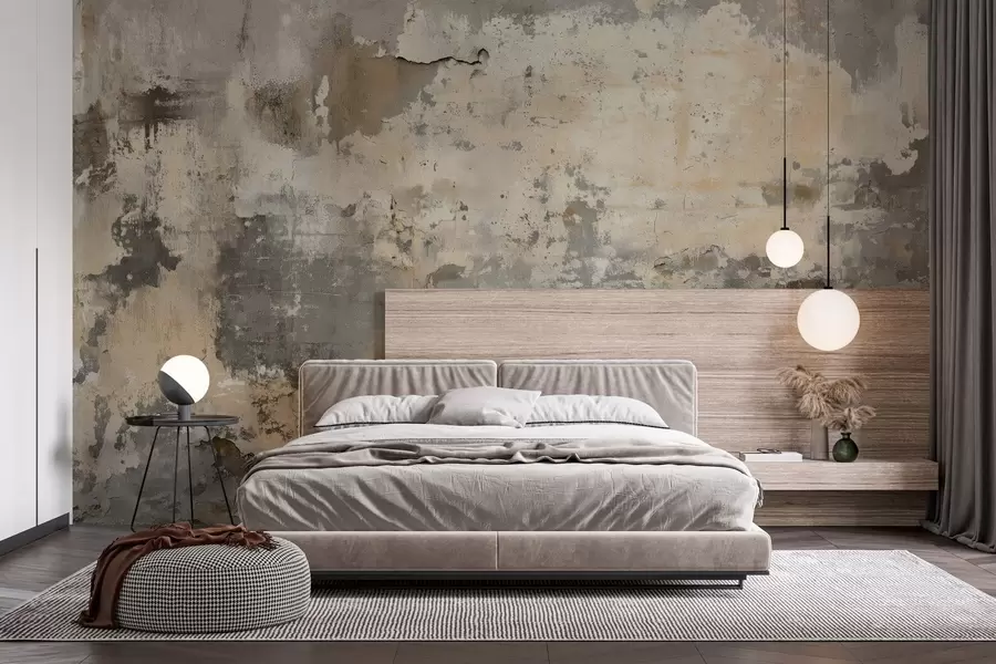 wall murals имитација текстурираног старог зида w04311