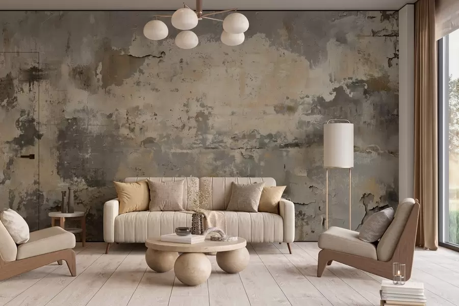 wall murals имитација текстурираног старог зида w04311
