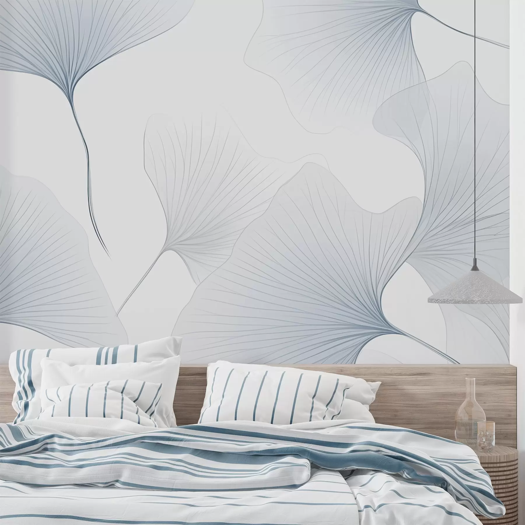 wall murals Провидни листови гинка w04433