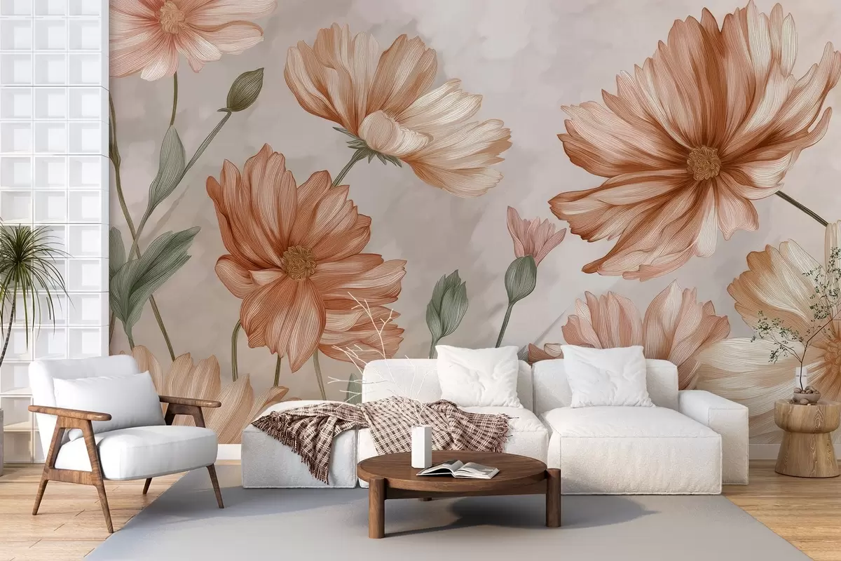 wall murals Велико цвеће w04420