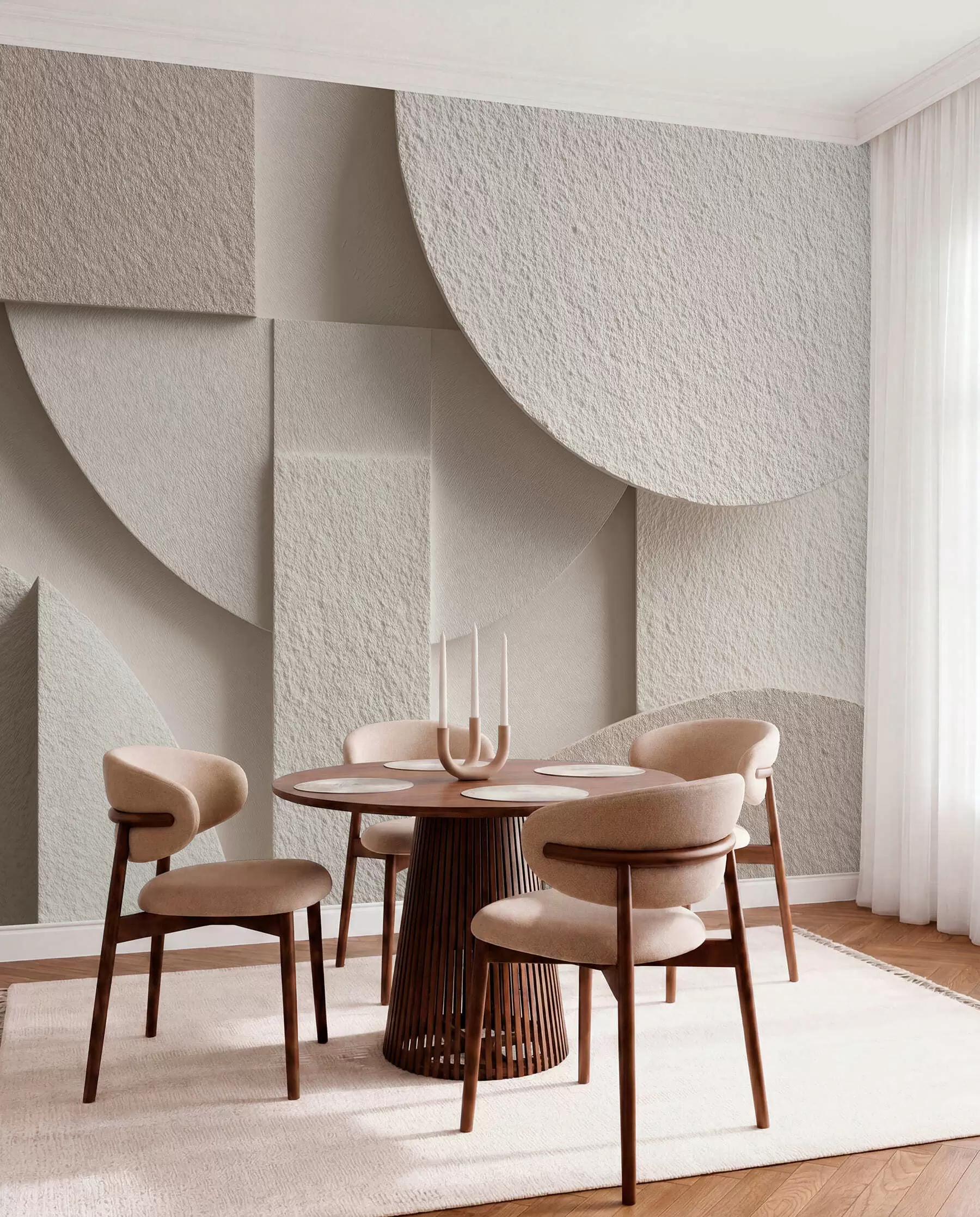 wall murals Obli oblici u boji pjeska w04395