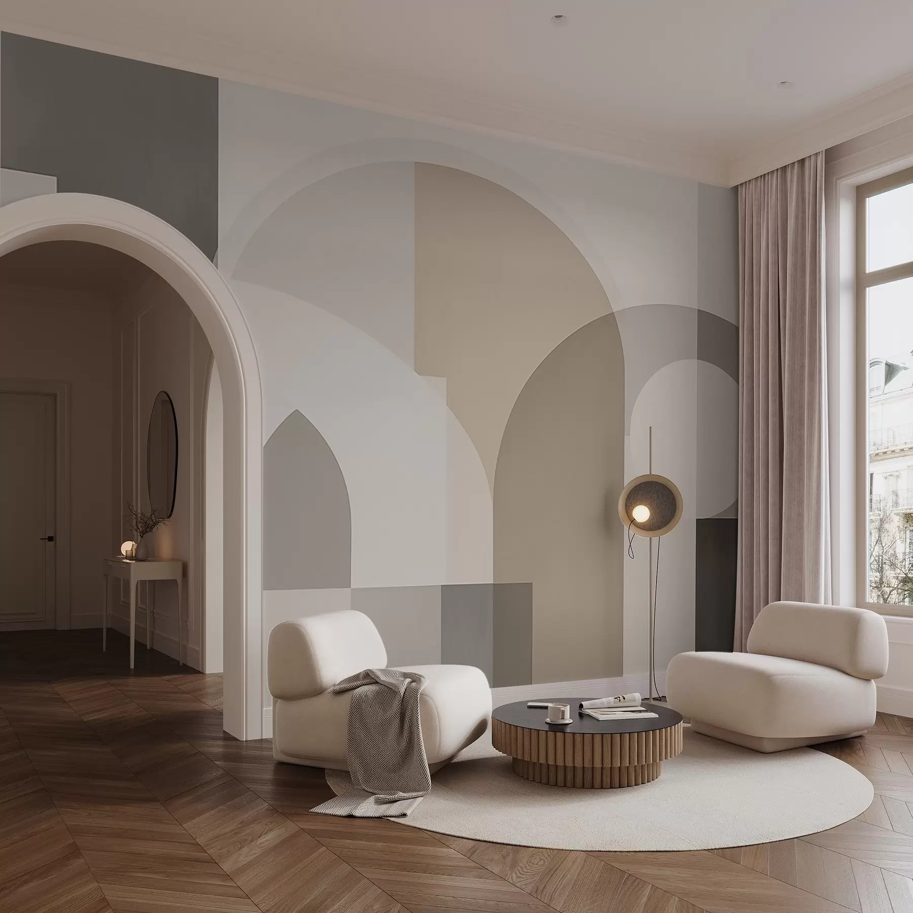 wall murals Апстрактна апстрактна геометрија w04440