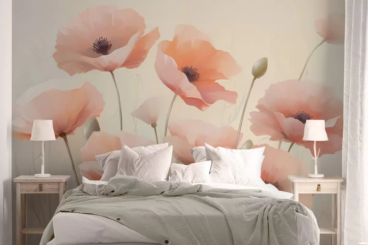 wall murals Поппиес w04462