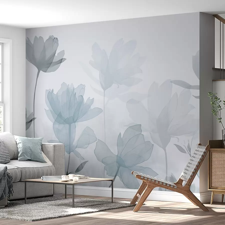 wall murals Силуете цвећа w04489v1