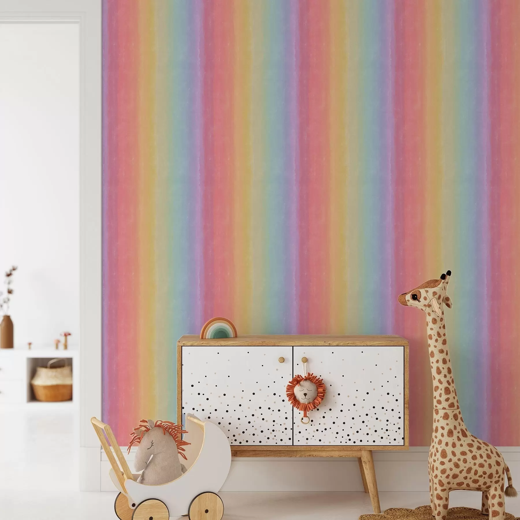 wall murals Светли дугин градијент са глатким прелазима a00512