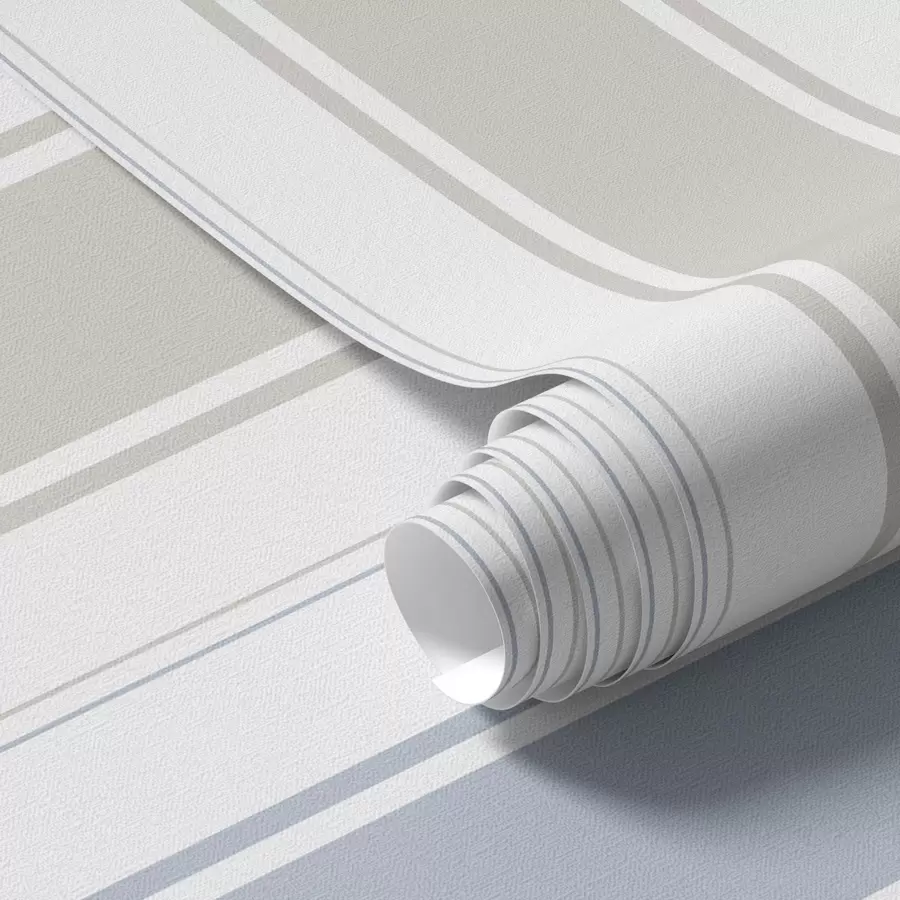 wall murals Сиве и плаве широке пруге на белој позадини a00558