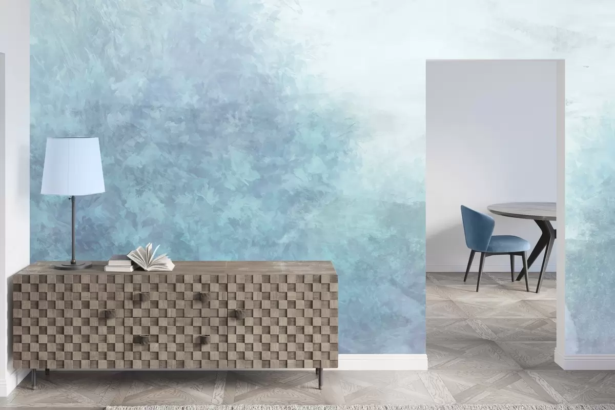 wall murals  Имитација лишћа на бетонском зиду w04468v1