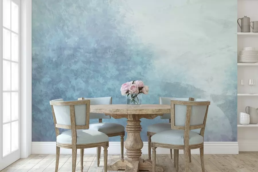 wall murals  Имитација лишћа на бетонском зиду w04468v1