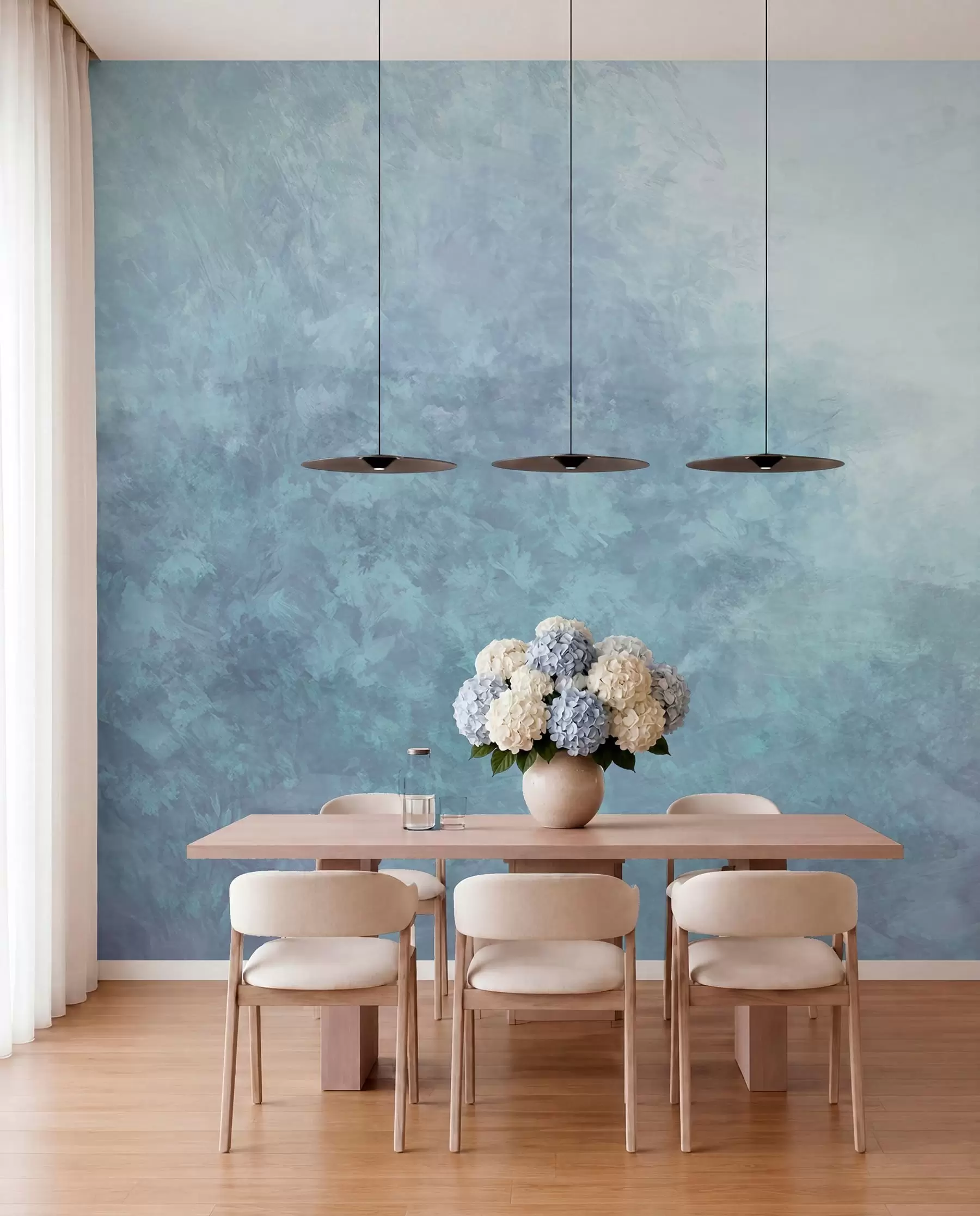 wall murals  Имитација лишћа на бетонском зиду w04468v1