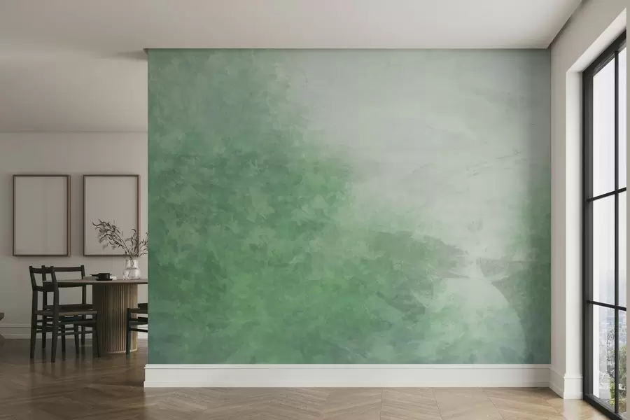 wall murals  Имитација лишћа на бетонском зиду w04468v2