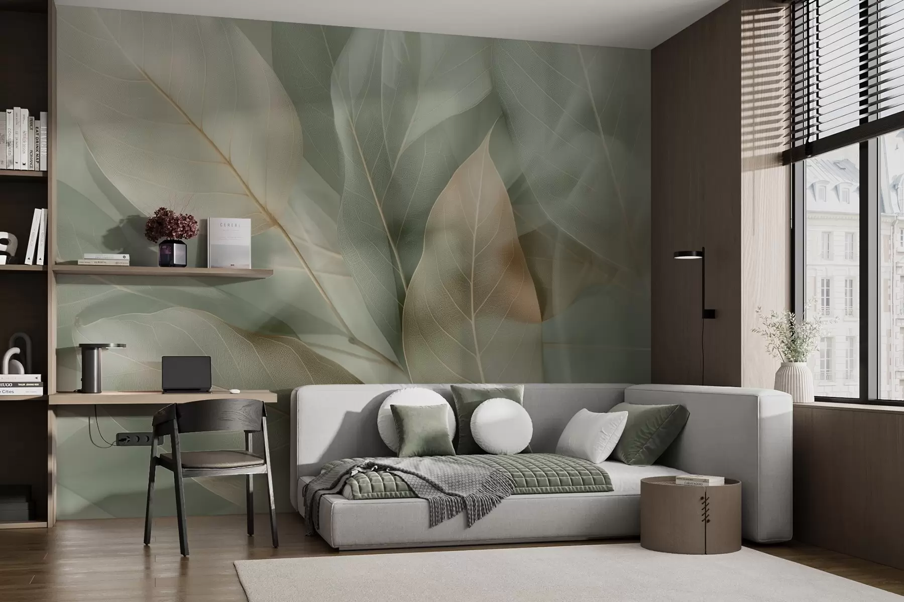wall murals Нежни листови w04511