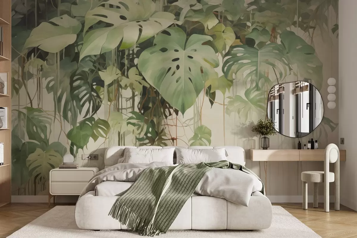 wall murals Тропско лишће w04525