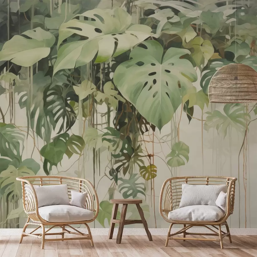 wall murals Тропско лишће w04525