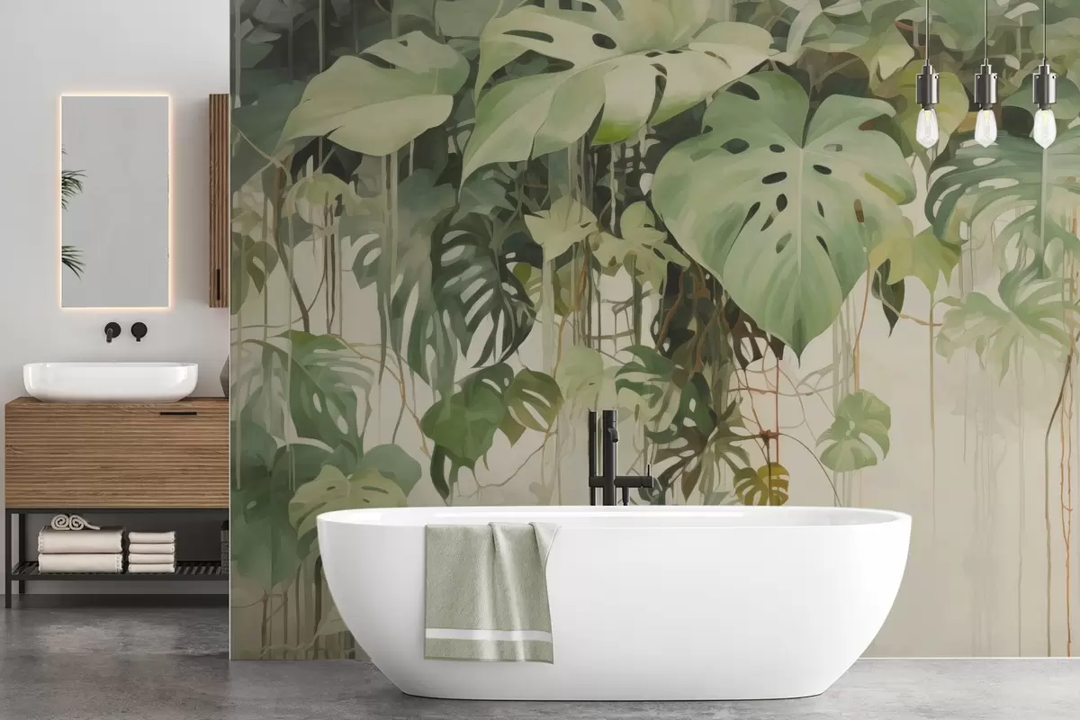 wall murals Тропско лишће w04525