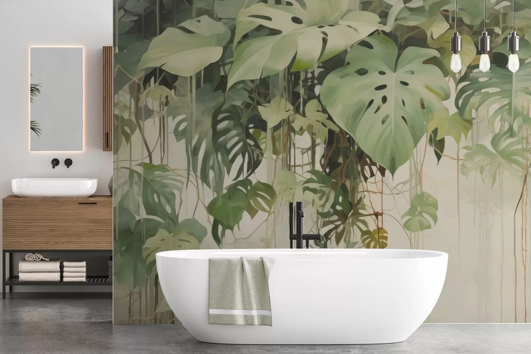 wall murals Тропско лишће w04525