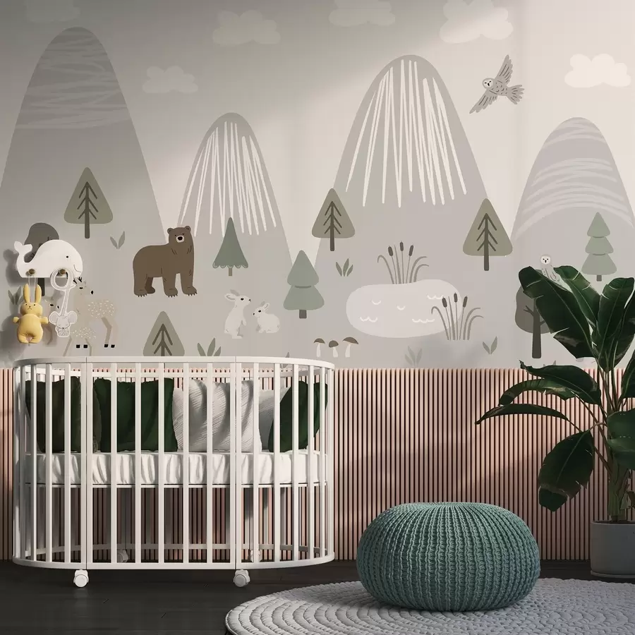 wall murals Шумске животиње w04430