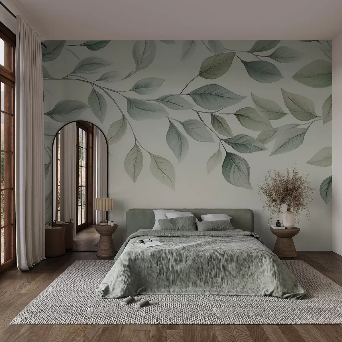 wall murals Висеће лишће w04518