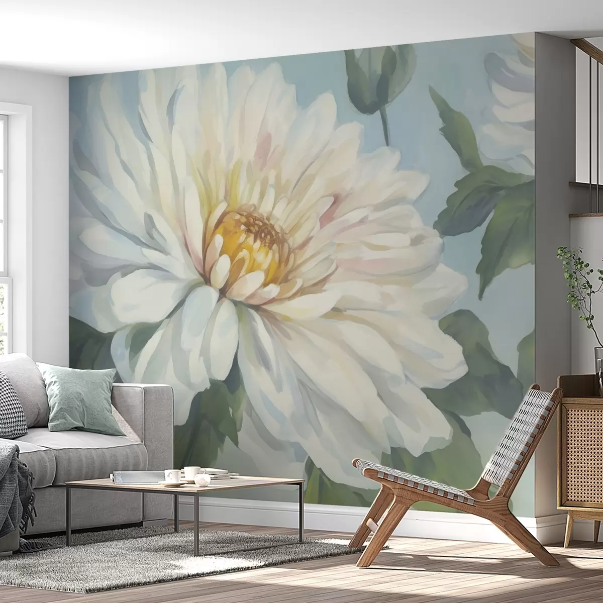 wall murals Слика имитације цвета хризантеме w04530