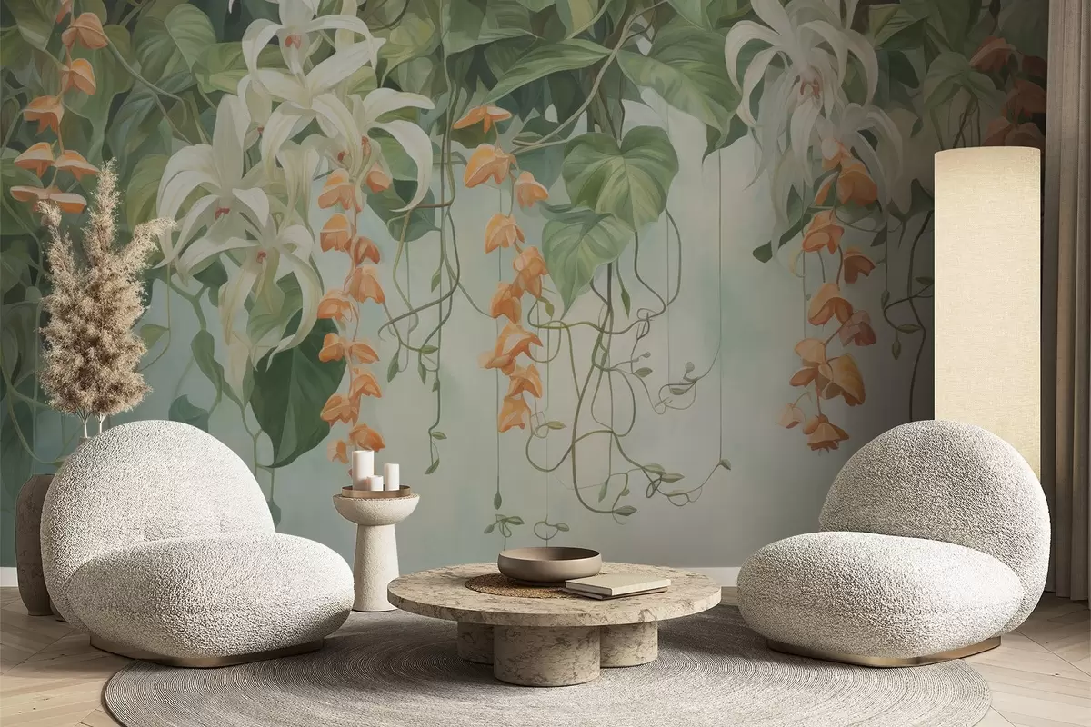 wall murals Лишће и цвеће w04532