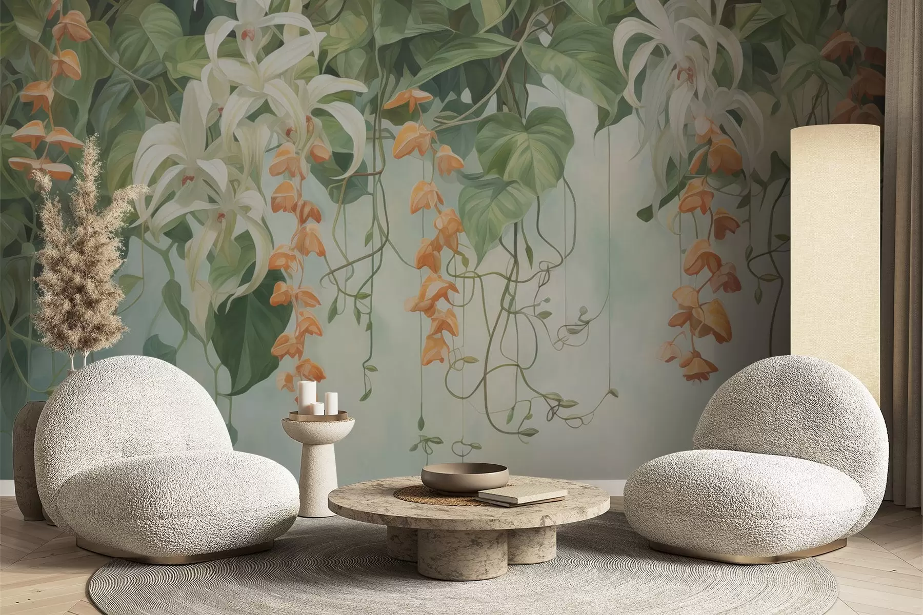 wall murals Лишће и цвеће w04532