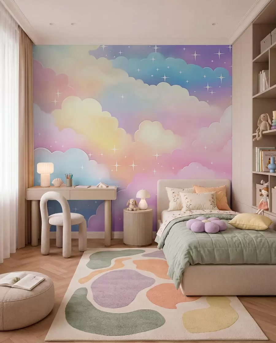 wall murals Nebo od šećernih oblaka w04585