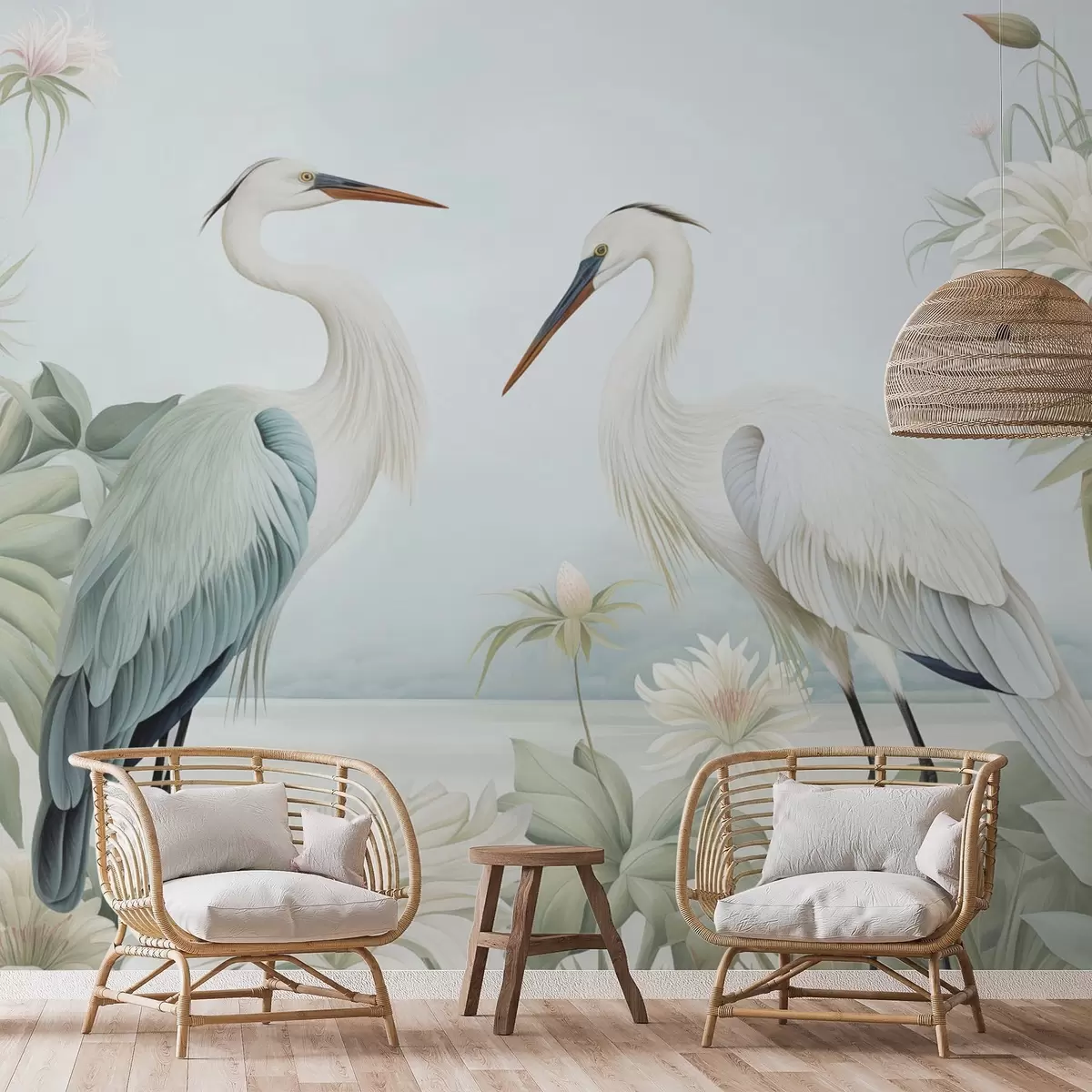 wall murals Чапље поред језера w04538