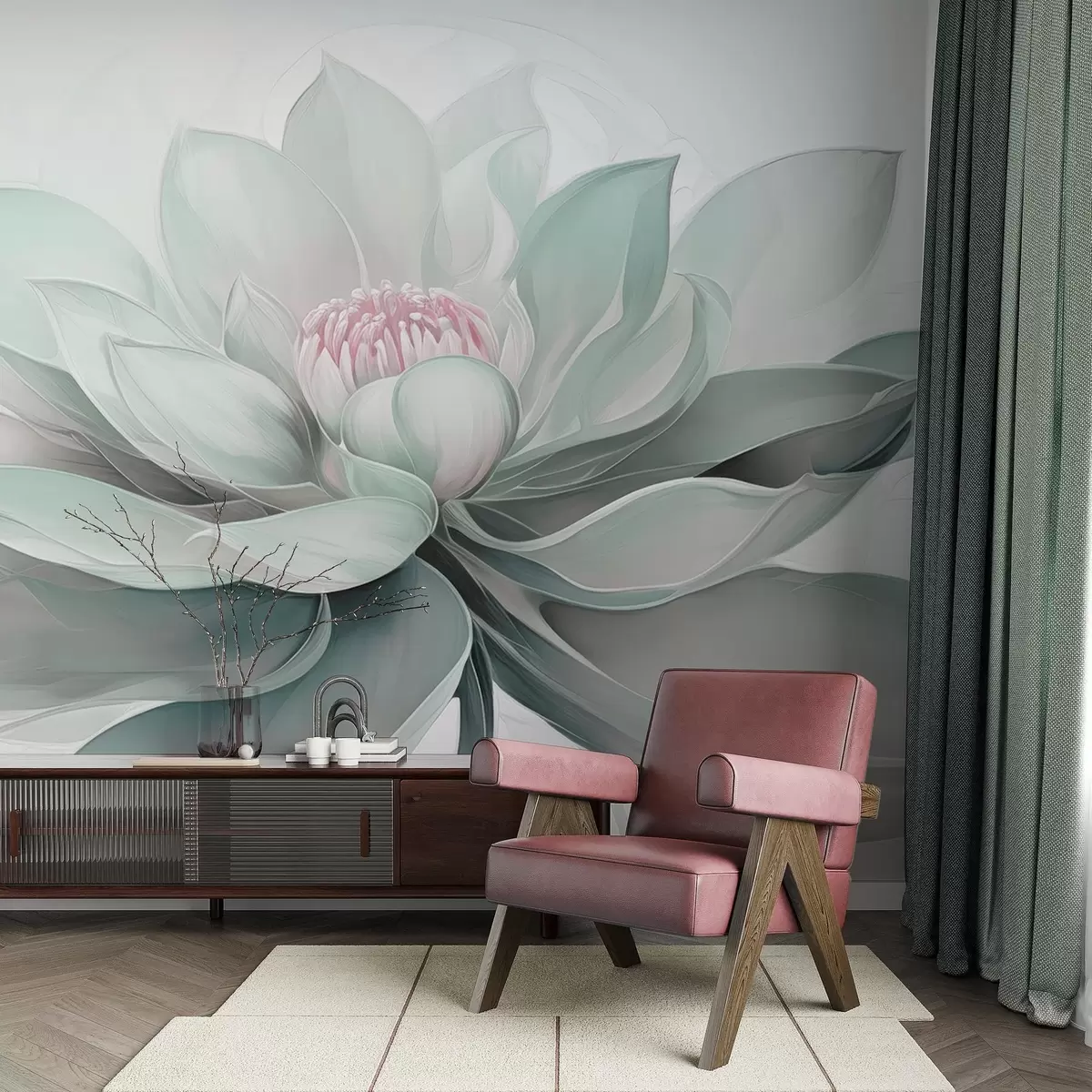 wall murals Мистерија цвета w04563v2