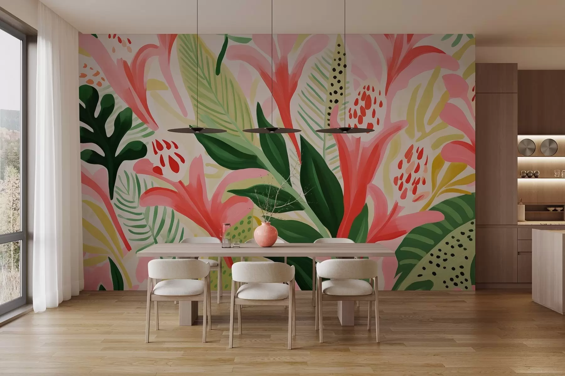 wall murals Лет боја w04564