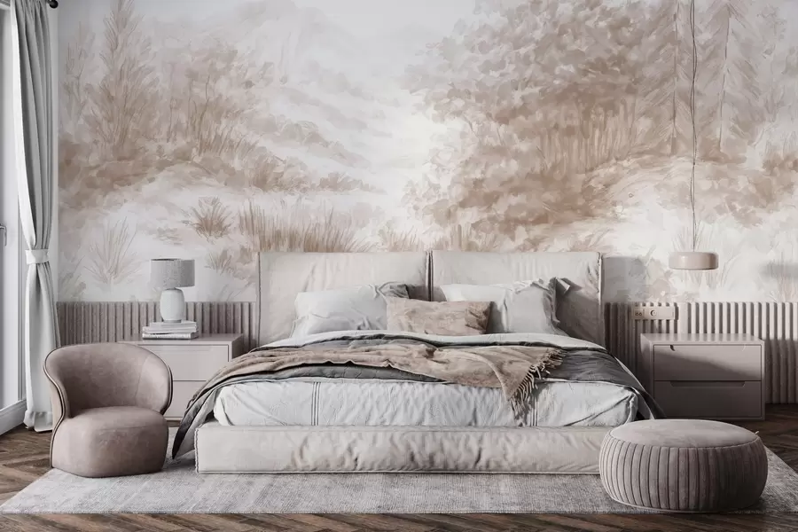 wall murals Шарене контуре w04572v1