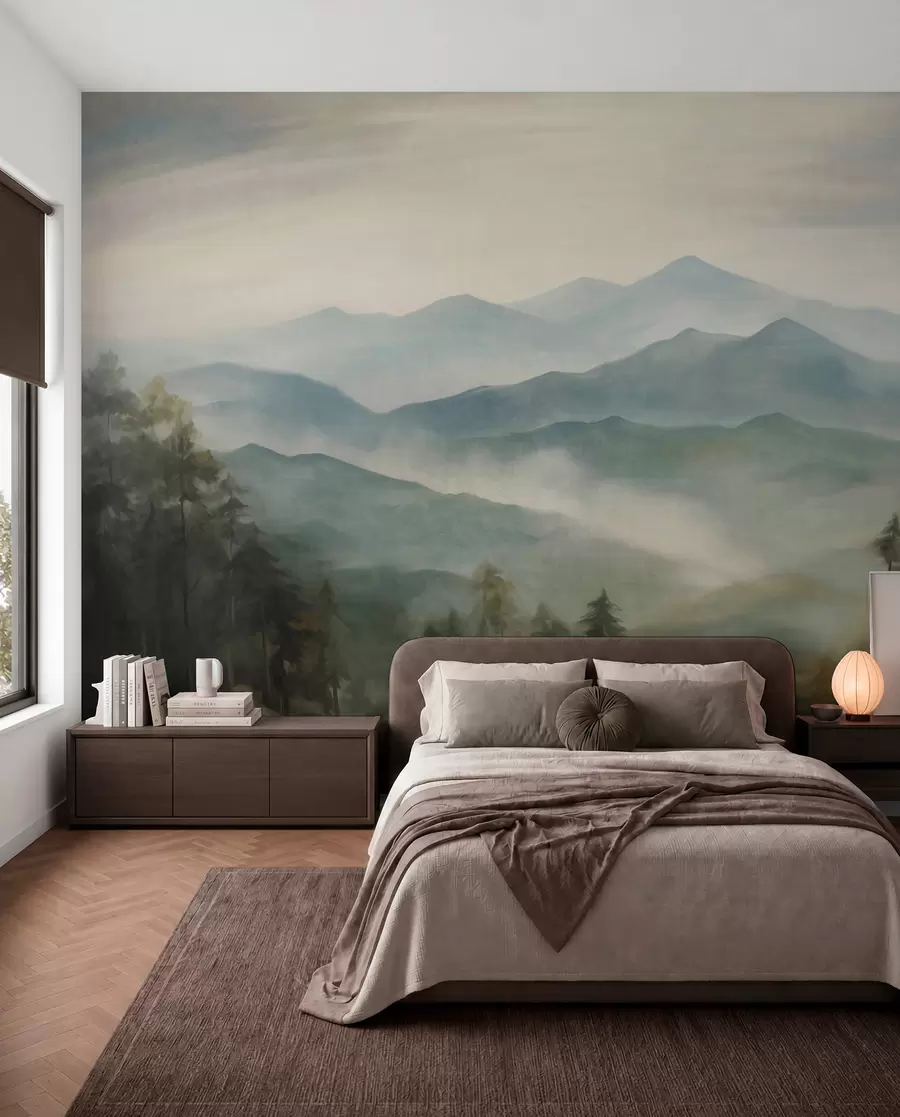 wall murals Magla u dolini w09424