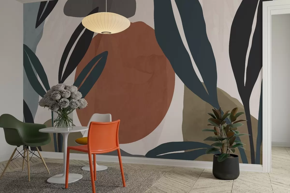 wall murals Апстрактна ботаника w04592