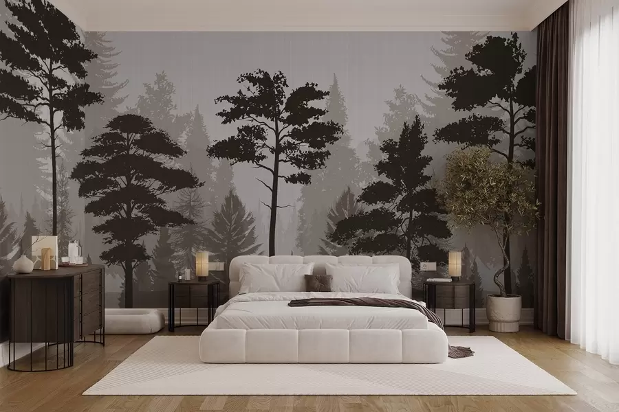 wall murals Магловита шума w04678