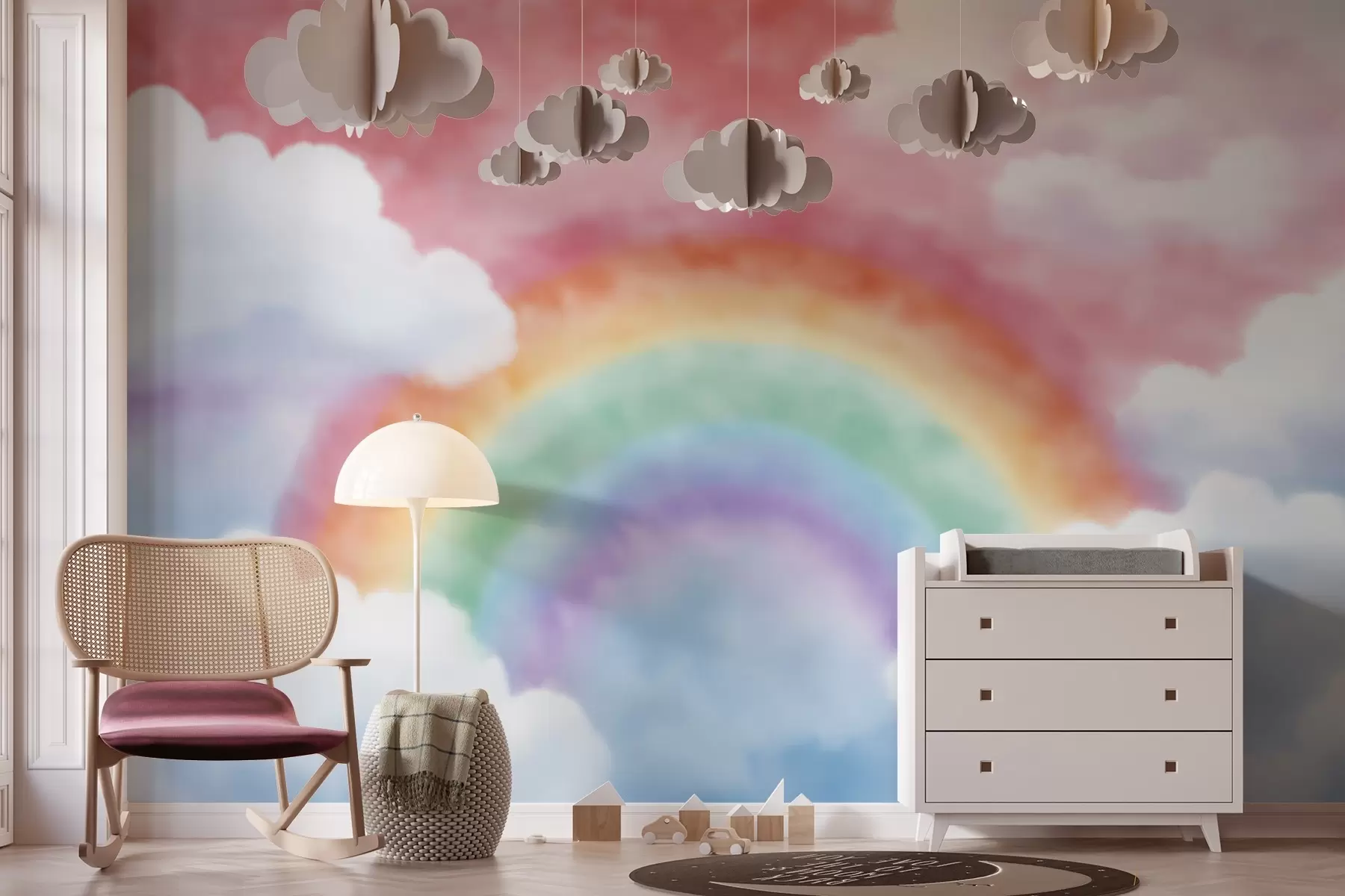 wall murals Дуга у облацима w04644