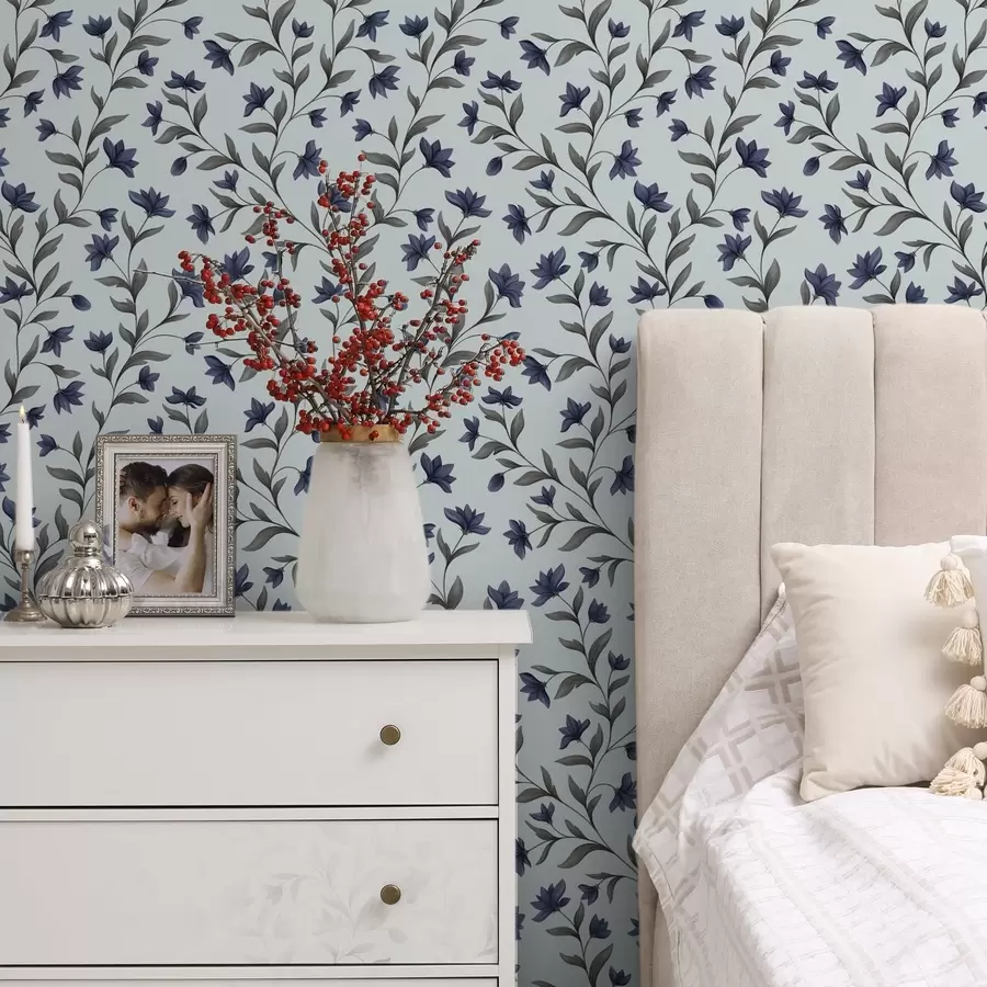 wall murals Звончићи на светлоплавој позадини a00622v3