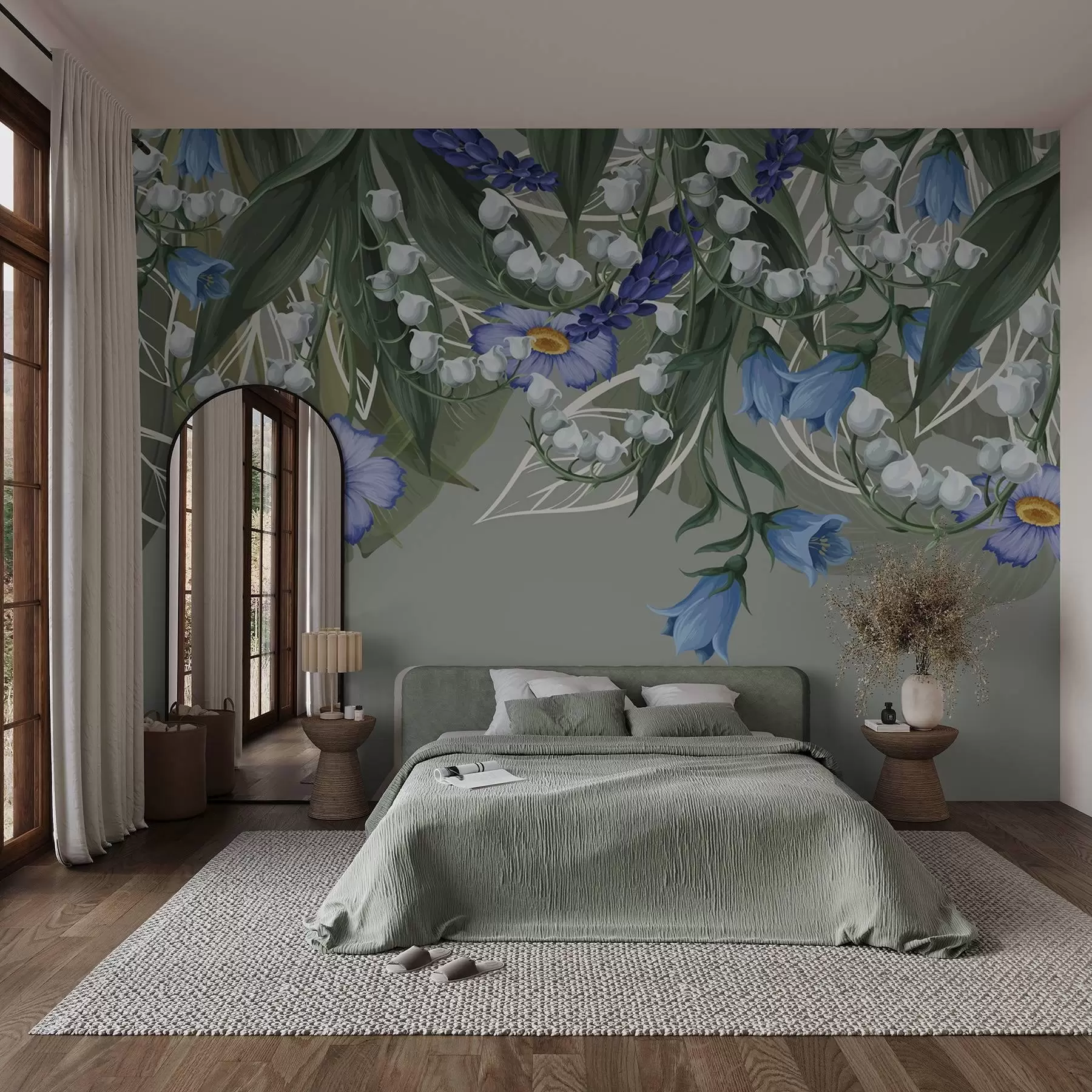 wall murals Висеће цвеће w04674