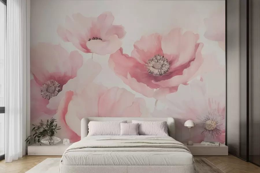 wall murals Поппиес w04656