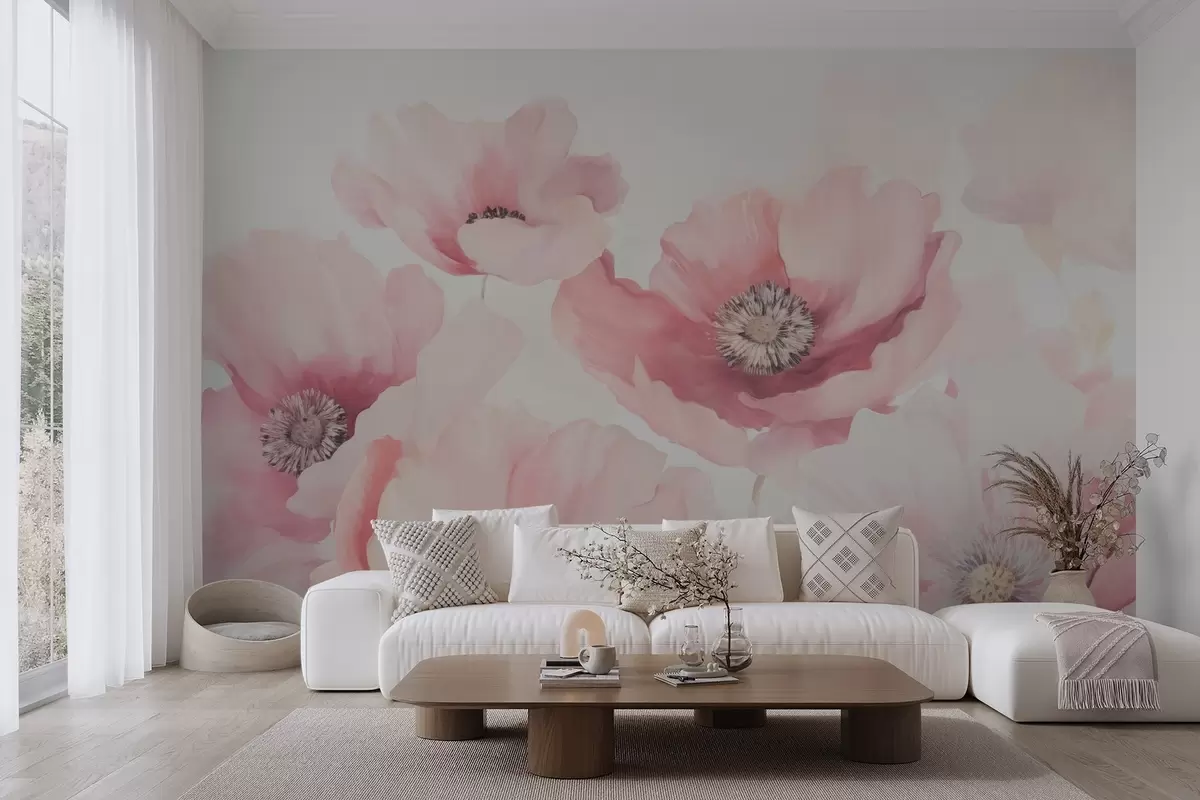 wall murals Поппиес w04656