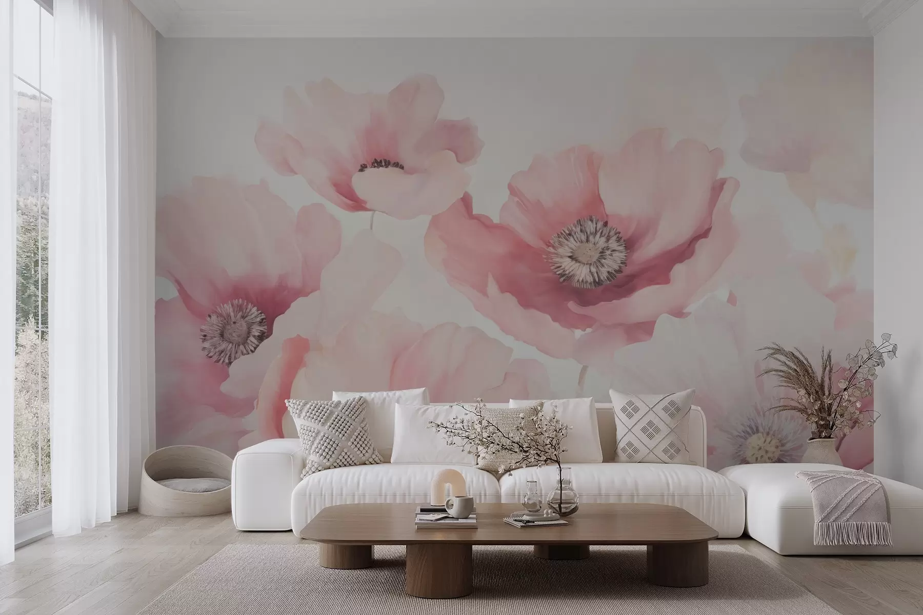 wall murals Поппиес w04656