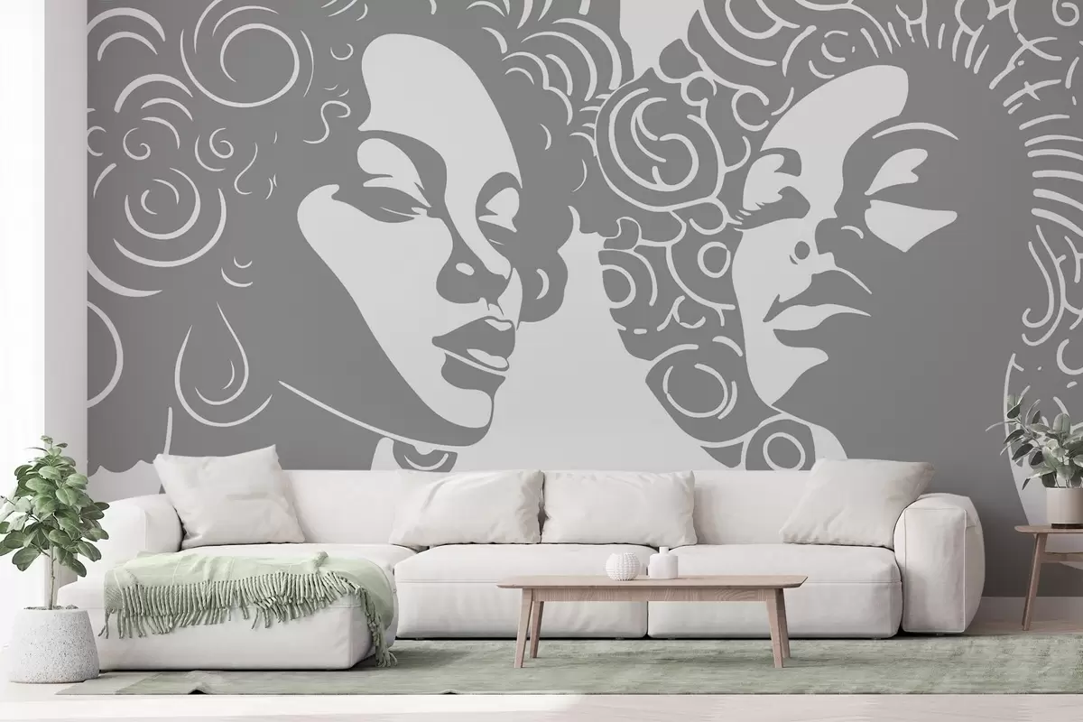 wall murals Две девојке w04688v1