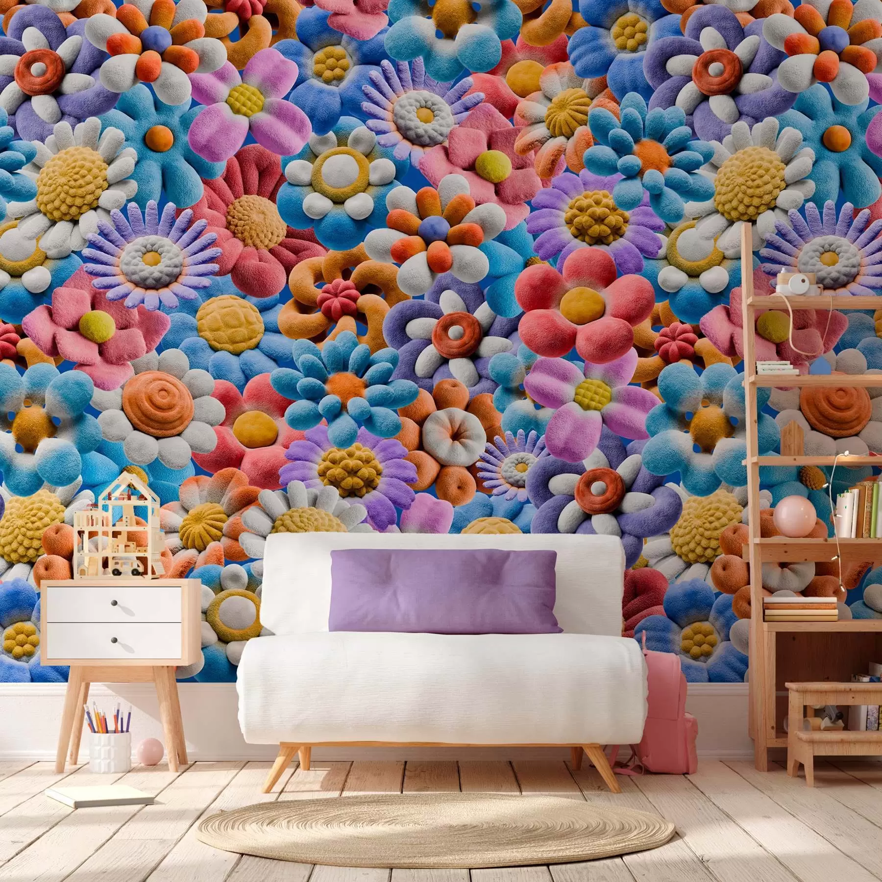 wall murals светло пахуљасто цвеће w04626