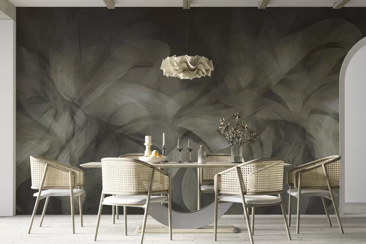 wall murals Апстрактни таласи на бетонском зиду w04668v1