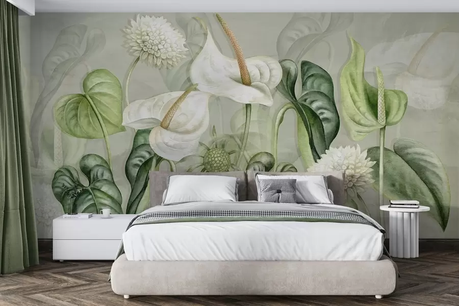 wall murals Биљке на зиду w04669