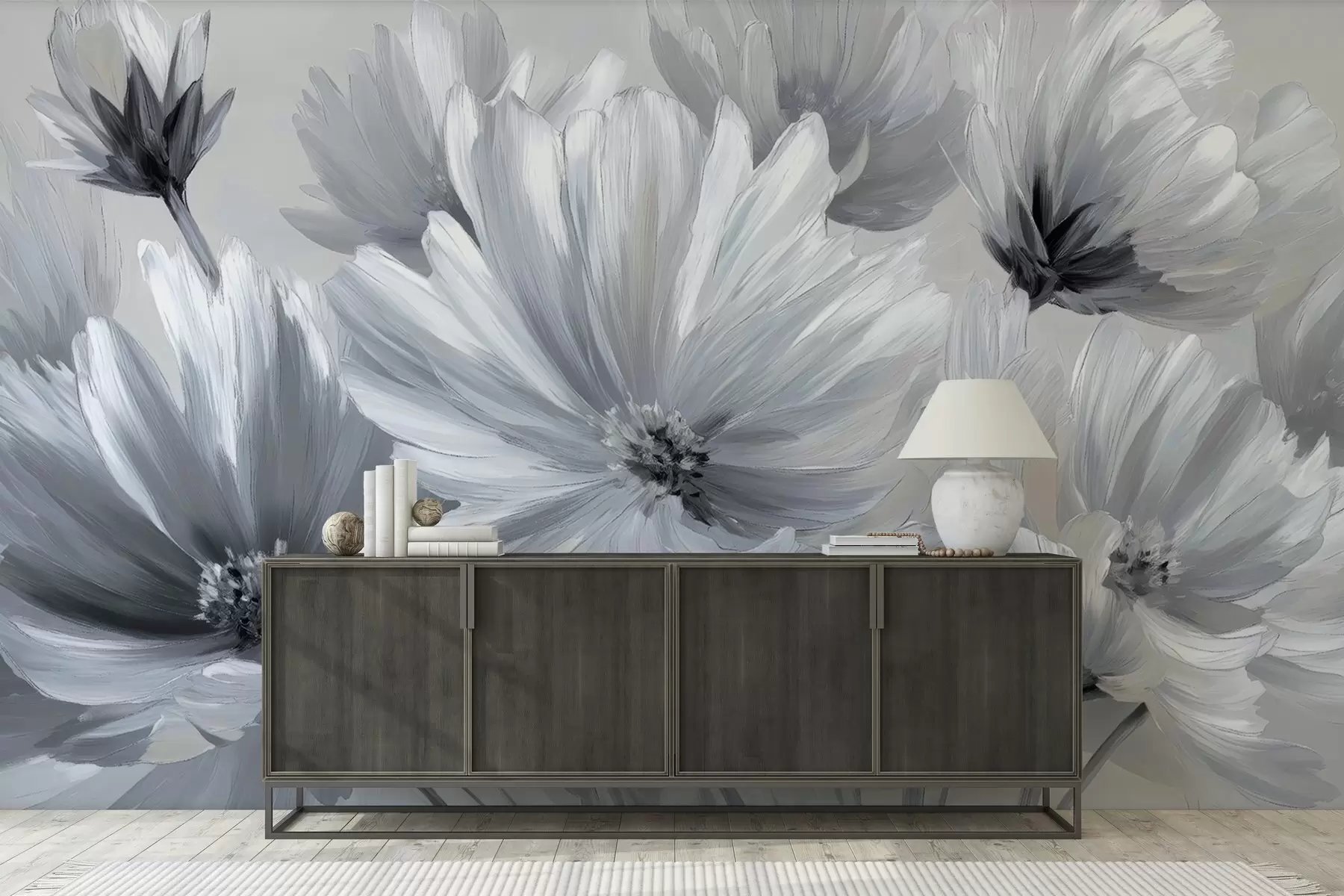 wall murals Апстрактно цвеће w04670