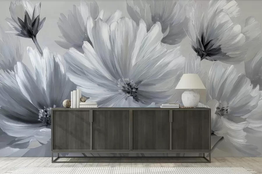 wall murals Апстрактно цвеће w04670