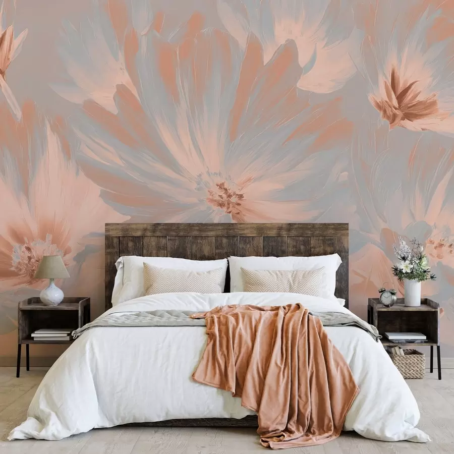 wall murals Апстрактно цвеће w04670v1